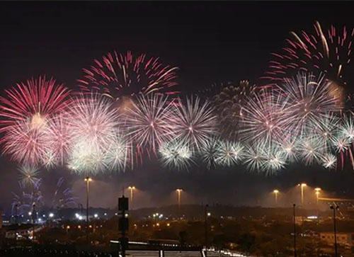 尖扎县焰火晚会