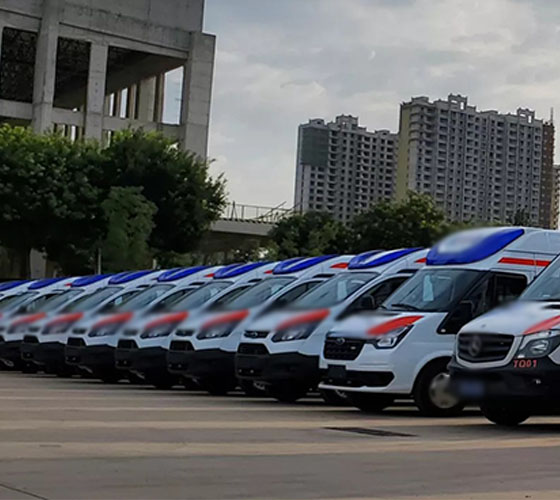 尖扎县服务车队展示